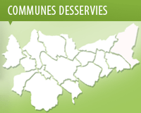 Communes déservies